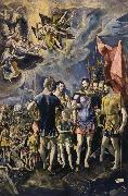 El Greco The Martyrdom of St Maurice USA oil painting artist